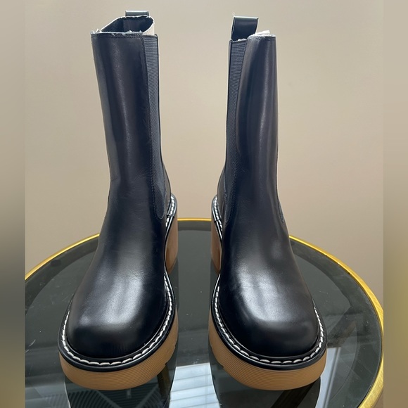 Marc Fisher Black Fredy Platform Boot black sz 7.5 - Picture 6 of 8